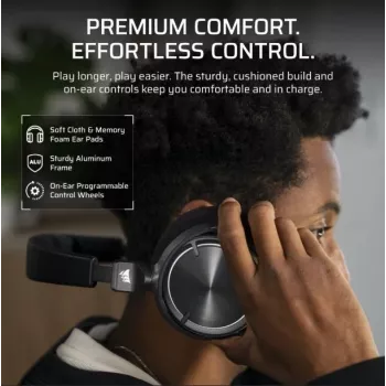 Ausinės Virtuoso Max Wireless Carbon