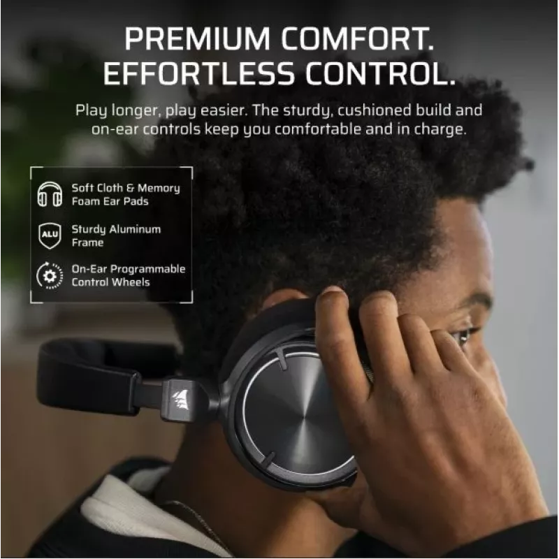 Ausinės Virtuoso Max Wireless Carbon