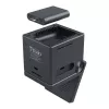 Belaidis 3-in-1 indukcinis įkroviklis CHOETECH T632-F 15W — juodas