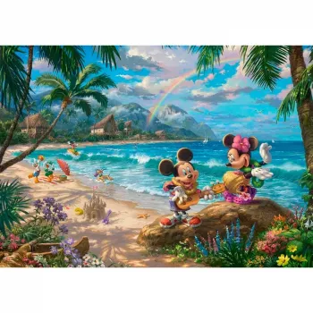 Puzzle Schmidt Spiele Disney Mickey and Minnie in Hawaii 1000 vnt.