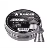 Šratukai RANGER PRORO 5,5 mm, diabolo formos, sidabriniai, 250 vnt., aliuminio dozatorius