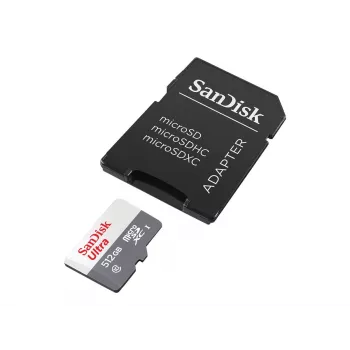 Flash atmintinė SanDisk 512GB MicroSDXC UHS-I SDSQUNR-512G-GN6TA