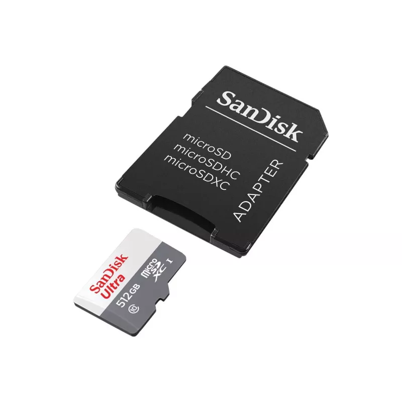 Flash atmintinė SanDisk 512GB MicroSDXC UHS-I SDSQUNR-512G-GN6TA