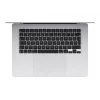 „MacBook Air 15“, sidabrinis, M4 (10 branduolių CPU / 10 branduolių GPU), 16 GB, 512 GB, vokiška klaviatūra, 35 W dvigubas USB-C maitinimo adapteris, MW1H3D/A