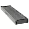 Radiator Aqua-Computer airplex radical 2/480 — Aliuminis/Varis/Nerūdijantis plienas, 520×140×40 mm