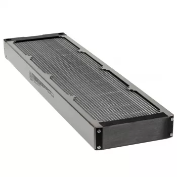 Radiator Aqua-Computer airplex radical 2/480 — Aliuminis/Varis/Nerūdijantis plienas, 520×140×40 mm