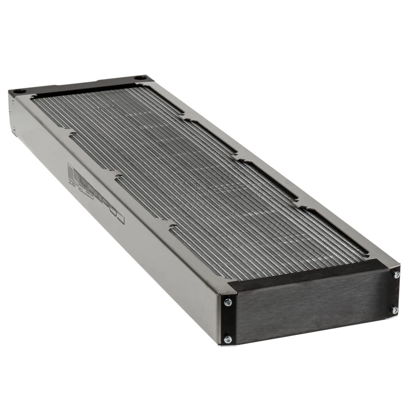 Radiator Aqua-Computer airplex radical 2/480 — Aliuminis/Varis/Nerūdijantis plienas, 520×140×40 mm