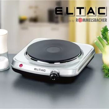 Kaitlentė Rommelsbacher ELTAC EK 18 — vienos kaitvietės, 1500 W, sidabrinė metalinė