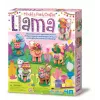 Edukacinis gipso liejimo rinkinys 4M Lama 4754 – formos ir medžiagos lamų figūrėlėms kurti
