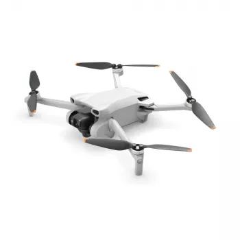 Quadcopter DJI Mini 3 Fly More Combo — 4 rotorių dronas, 12 MP 4K kamera, 10 000 m atstumas, 10,55 m/s maks. greitis, 2453 mAh baterija, 0,248 kg, pilka