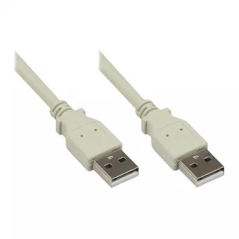 Good Connections USB2.0 kabelis A-A Pilka 1,8 m