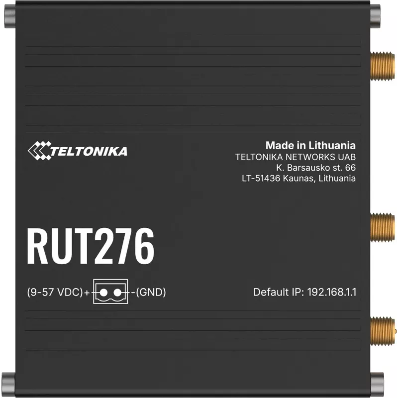 Maršruto parinktuvas TELTONIKA RUT276 Redcap 5G