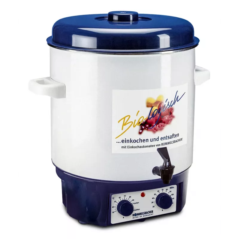 karšto vyno ir konservavimo viryklė KA 1804 (balta / mėlyna, 1 800 W, 27 l)