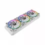 Korpuso ventiliatoriai THERMALTAKE TS120 EX RGB White 120mm (3 vnt.) kompiuterio aušinimui, suderinami su PWM