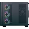 Tower PC Case AEROCOOL P500C EVO-G-BK-v1 su 2 grūdinto stiklo plokštėmis, juodas