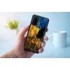Apsauginis dėklas iKins Samsung Galaxy S20 - juodas Cafe Terrace dizainas