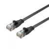 Unitek Ethernet laidas Cat6 UTP RJ45 5 m, juodas, vientisas laidininkas, 250 MHz, auksuoti kontaktai