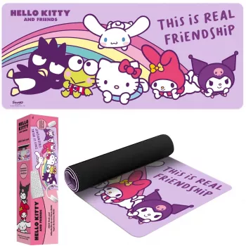 Pelės kilimėlis Kids Euroswan 80×30 cm Hello Kitty, didelis stalo kilimėlis pelei ir klaviatūrai