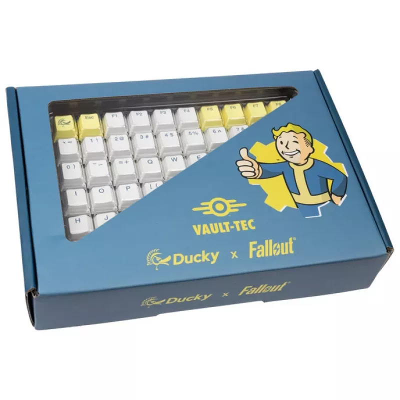 Klavišų dangtelių rinkinys Ducky Ducky x Fallout DCA132-USVAUCHPH1 132 vnt. ANSI profilis