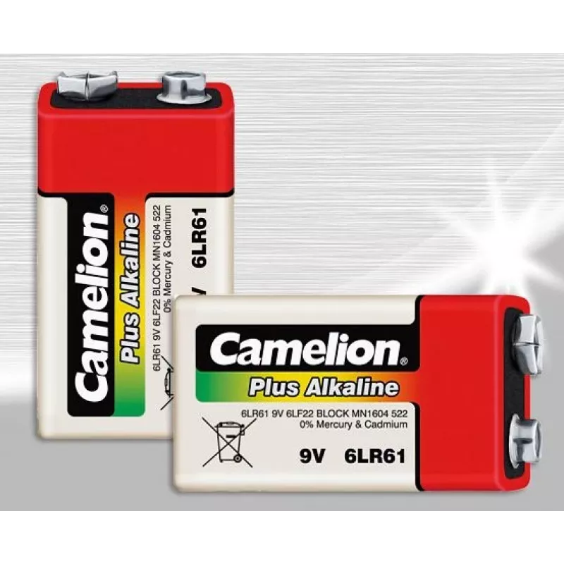 Vienkartinė baterija Camelion 6LR61-SP1 9V šarminė