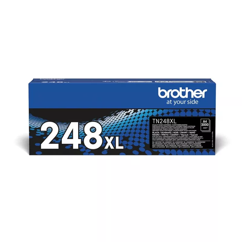 Dažų kasetė Brother TN248XLBK 3000 puslapių Juoda