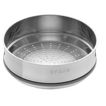 STAUB La Cocotte ketaus apvalus puodas su įdėklu 40508-819-0 - 3,8 l grafitas