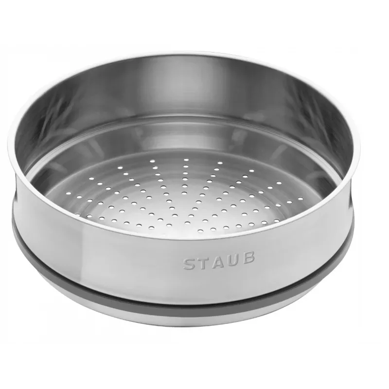 STAUB La Cocotte ketaus apvalus puodas su įdėklu 40508-819-0 - 3,8 l grafitas