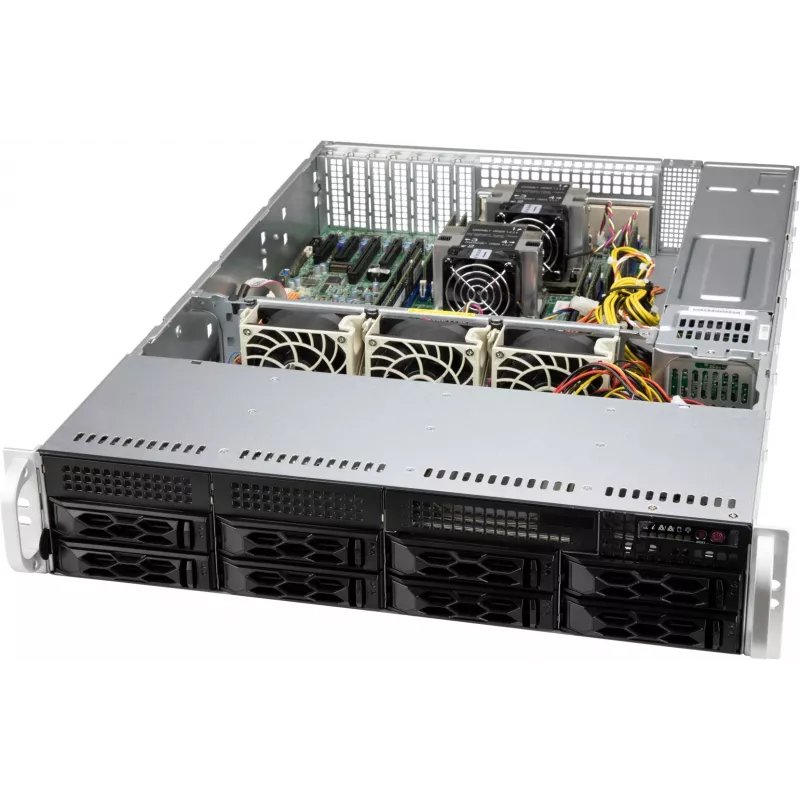 Supermicro CSE-LA25TQC-R609LP kompiuterio korpusas Rack Juoda 600 W