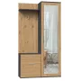 Prieškambario spinta Top e shop GARD DUO ANT/ART KPL — 2 varstomos durys, medžio drožlių plokštė, 1000×350×1800 mm