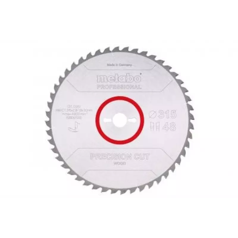 Apskritas pjūklo diskas Metabo 628057000 31,5 cm medienai