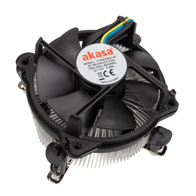 CPU aušintuvas Akasa AK-955A-BV2, skirtas Intel Socket T/775, sukurtas Pentium 4 iki 2,6 GHz