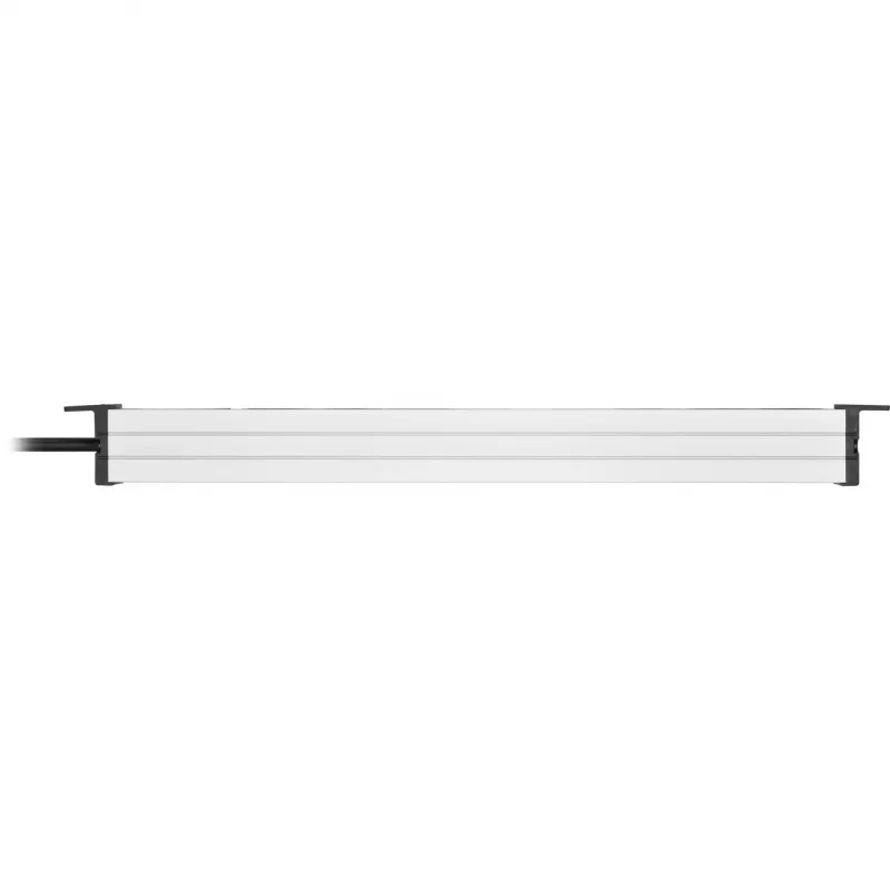 Brennenstuhl 1390007308 - 2 m - 8 AC išėjimai - Vidinis - IP20 - Aliuminis - Plastikas - Juoda - Sidabrinė