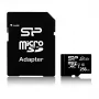MicroSDXC atminties kortelė Silicon Power Elite 256GB UHS-I Class 10 U1 85MB/s su SD adapteriu