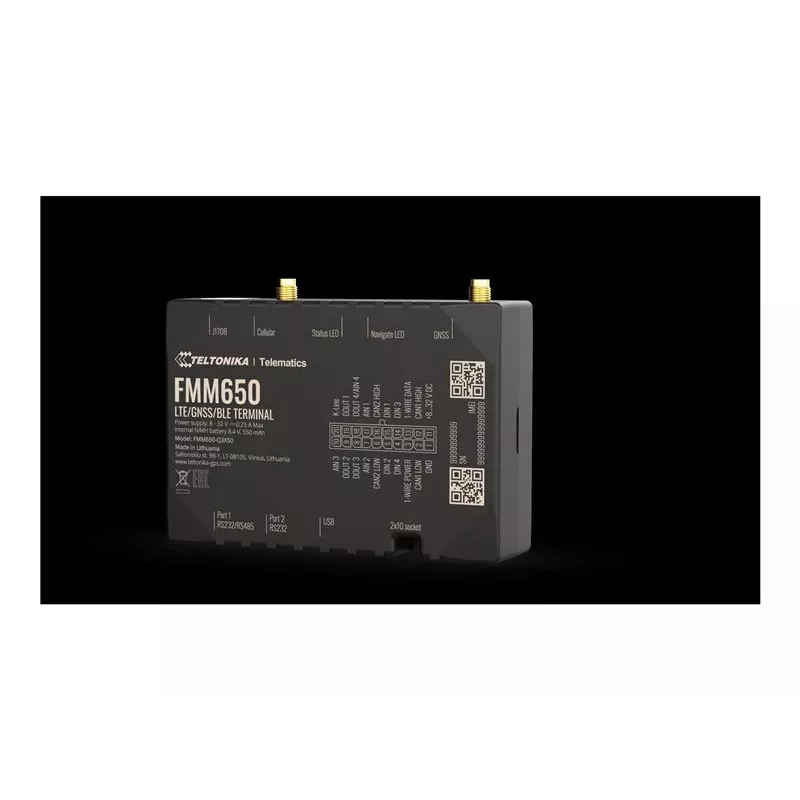 GPS seklys TELTONIKA TELEMATICS FMM650 — 4G ryšys, kompaktiška konstrukcija