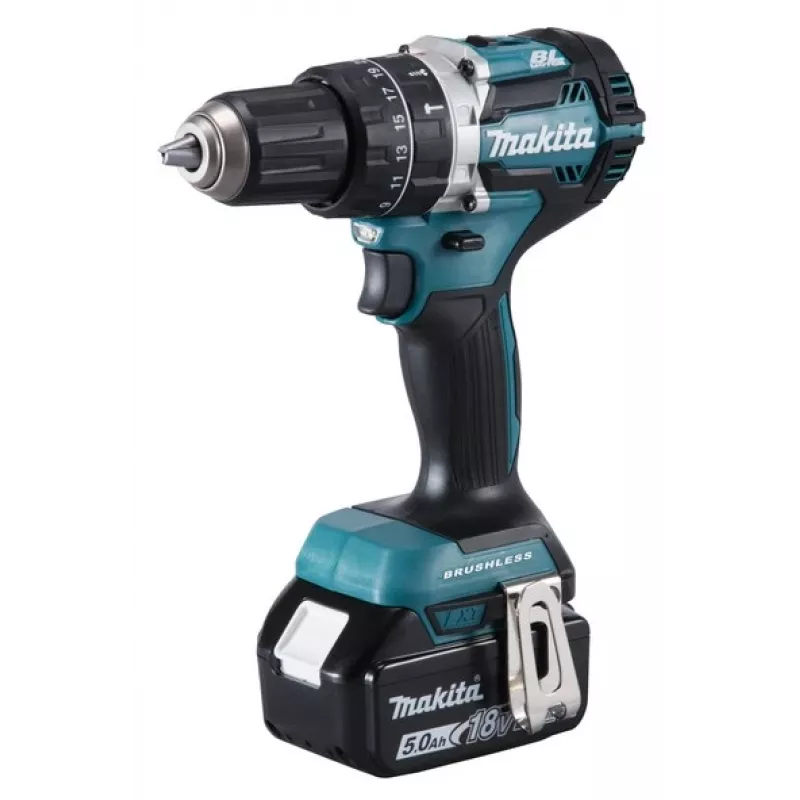 Makita DHP484RTJ grąžtas beraktis 1,8 kg juodas, mėlynas