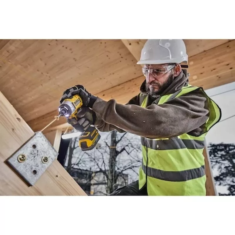 DeWALT DCF860N-XJ elektrinis atsuktuvas/smūginis suktuvas 3800 RPM Juoda, Geltona
