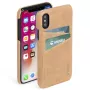 Dėklas Krusell Sunne 2 Card Cover iPhone XS Max 16,5 cm smėlio spalvos