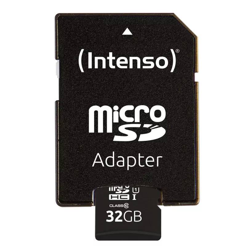 Flash atmintis Intenso 32GB microSDHC UHS-I Class 10