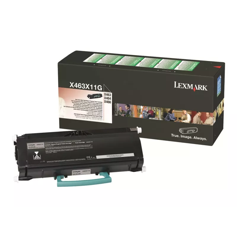 Lexmark X463X11G - juodas dažiklis - X463de, X464de, X466de, X466dte, X466dwe spausdintuvams