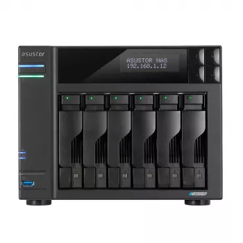 Asustor LOCKERSTOR 6 NAS stacionarus Intel® Celeron® N5105 8 GB DDR4 HDD ADM juodas