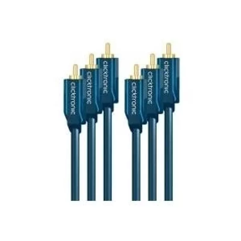 YUV komponentinis kabelis (3x RCA kištukas / 3x RCA kištukas) - 10,0 m RCA kabelis RGB vaizdo perdavimui
