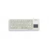 CHERRY XS jutiklinio kilimėlio klaviatūra, universali, USB, QWERTZ, vokiška, pilka