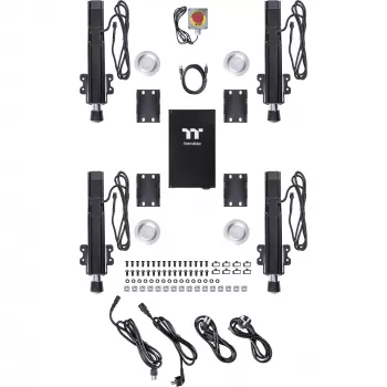 GM5 3DOF Motion System GSC-GM5-MSASBB-22, stovas juodas, skirtas GR500 Racing Sim Rig ir GF500 Flight Rig