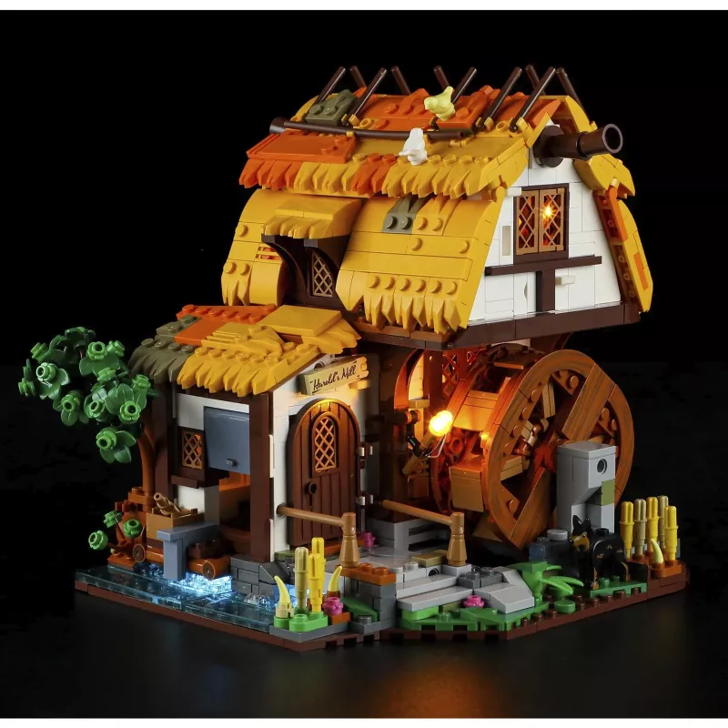 Lumibricks Medieval Watermill Building Set