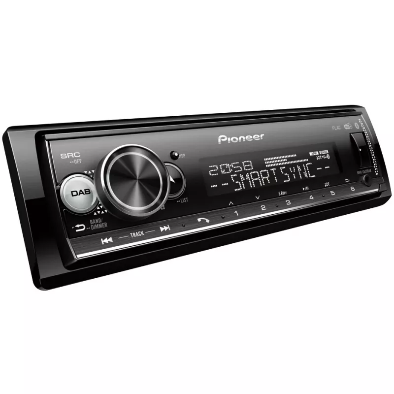 Pioneer MVH-S520DAB automobilinis medijos imtuvas juodas 200 W Bluetooth (MVH-S520DAB)