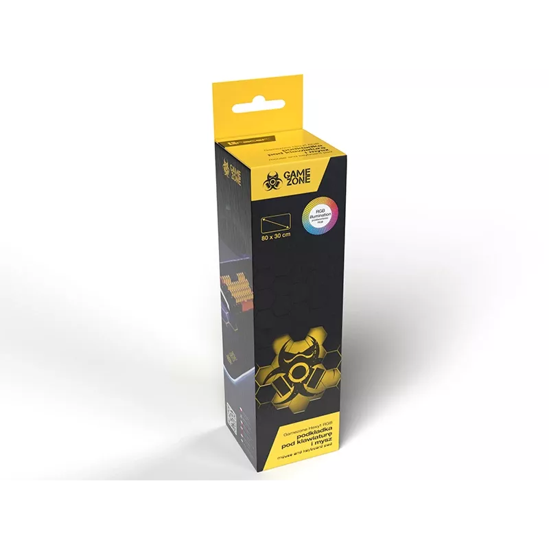 TRACER Klaviatūros ir pelės kilimėlis GAMEZONE Hexy1 RGB 80/30/0,4