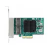DeLOCK PCI Express x4 kortelė 4 x RJ45 gigabitiniam LAN BCM pilka
