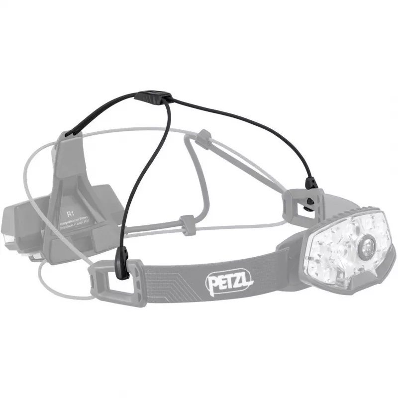 Galvos žibintuvėlis Petzl NAO RL juoda oranžinė LED 1500 lm USB
