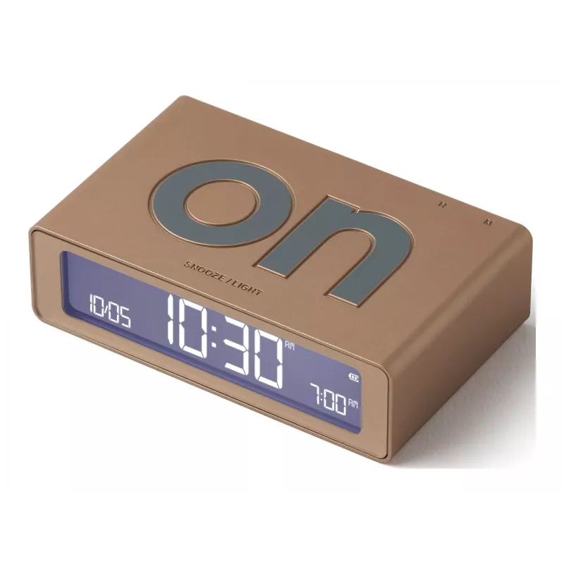 LEXON | Flip Mini dvipusis žadintuvas | LR158D1 | USB jungtis