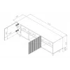 Cama RTV spintelė PAFOS 150x42x52 baltas matinis